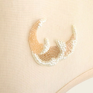 Top Corto de Cristal Blanco Hecho a Mano con Cuentas y Bordado de Estrellas de Mar, Estilo Casual para Mujer, Verano, Aniversario - Product Image 1