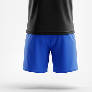Pantalones Cortos Deportivos de Secado Rápido para Hombre, Color Azul, Cintura Elástica, Color Sólido, Poliéster, Corte Regular, Todas las Temporadas, Talla Adulto - Product Image 6