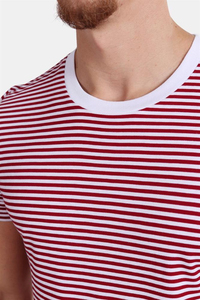 Camiseta de Hombre de Algodón 100% de Alta Calidad con Forro, Diseño Nuevo, Ajustada, con Cuello Redondo, para Todas las Temporadas, con Logotipo Personalizado - Product Image 2