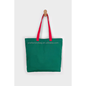 Women Students Daily Use Grocery Tote Bag Heavy Stitched Straps Reusable Shopping Bags Custom logo Cotton Canvas Tote Bag