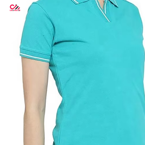 เสื้อโปโลผู้หญิงทรงเข้ารูป ออกแบบโลโก้ของคุณเอง รับผลิตเสื้อโปโลผู้หญิงสำหรับขายออนไลน์ - Product Image 4