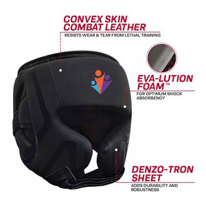 Dernier modèle de protège-tête de boxe en PU respirant pour adulte, fabriqué en usine, vente en gros, best-seller, protection faciale à bas prix - Product Image 4