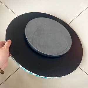 Bandeja Giratoria Premium de Nácar con Incrustaciones de Concha Hechas a Mano, Organizador Giratorio para Decoración Moderna del Hogar y Mesa - Product Image 3