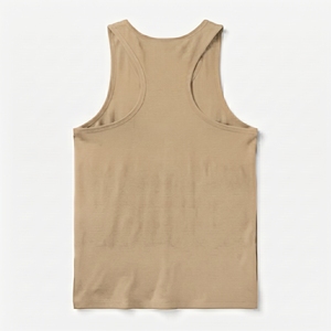 Mens Performance Running Tank Top Moisture Wicking Breathable Eco-Friendly Polyester/Cotton Sleeveless Sports Vest Custom - Product Image 2
