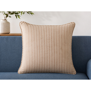 Funda de Cojín de Lino de Lujo con Rayas Teñidas |   Funda de Almohada Decorativa para Sofá, Sillón, Dormitorio y Decoración del Hogar - Product Image 1