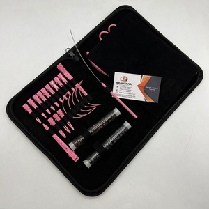 Wholesale Professional Eco-Friendly <b>Pink</b> Microbeads Hair Extension Pliers <b>Kit</b> Set Surgical Grade Stainless Hair Extension <b>Tools</b> - Product Image 6