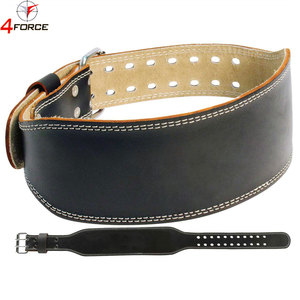 OEM Factory Custom Logo Genuine Leather Powerlifting Belt Heavy Duty Weightlifting Belt Gym Belt Wholesale Manufacturer - Product Image 3