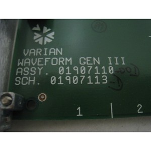 VARIAN WAVEFORM GEN III ASSY 01907110 BOARD - Equipo y piezas de semiconductores de confianza de Trusted Global Legacy - Product Image 4