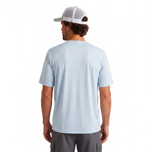 T-shirts pour hommes à séchage rapide, coupe classique XS-2XL, broderie personnalisée, impression sérigraphique, coton compressé, design vierge - Product Image 2