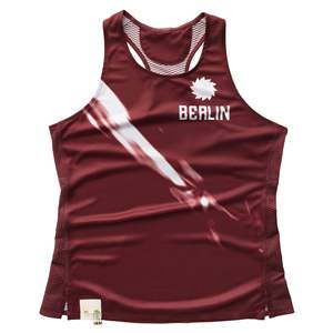Low MOQ Custom Logo Sublimated Knitted Breathable Quick Dry Stretchy Competition <b>Running</b> Singlet Sleeveless Marathon Tank Tops - Product Image 3