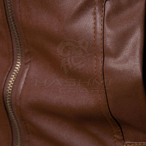 Classic Men Leather Winter Jacket With Durable Material And Comfortable Style Suitable For Casual And Street Wear - Product Image 5