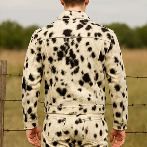 Veste en cuir de vachette de qualité supérieure pour homme / Veste vintage en cuir de vachette pour homme en vente, fabriquée au Pakistan - Product Image 2