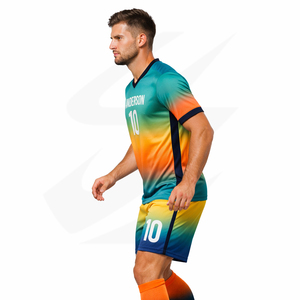 Uniformes de Fútbol al por Mayor, Camisetas de Fútbol para Hombres, Mujeres y Niños, de Secado Rápido, Transpirables, de Malla, Ropa Deportiva Personalizada de Fábrica - Product Image 3