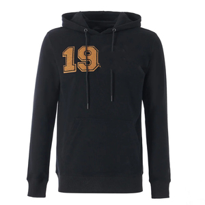 Sweat à capuche Premium Greek Life en molleton de coton avec broderie personnalisée de lettres universitaires, style streetwear de fraternité |   Alpha | - Product Image 1