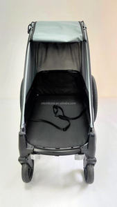 Poussette pour animaux de compagnie, remorque pour vélo, cadre en alliage d'aluminium, léger, suspension indépendante - Product Image 4