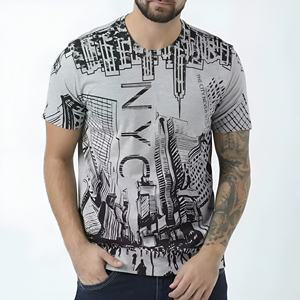 Camiseta Personalizada para Hombre, Oversize, 100% Algodón, con Paneles Gruesos, 260 g/m², Estilo Urbano, Lavada, Lisa, para Impresión DTG - Product Image 3