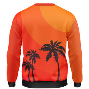 Sudadera de cuello redondo de algodón personalizada de alta calidad para hombre, Jersey OEM, Sudadera negra para correr en blanco de felpa teñida lisa, venta al por mayor - Product Image 4