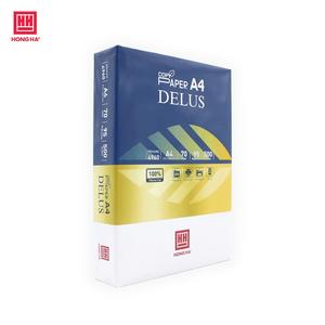 Papel de Copia Delus HONGHA Modelo 4960 Blanco 210x297mm 70gsm Alta Calidad Vietnam OEM/ODM Compatible 500 Hojas/Resma Totalmente Automatizado - Product Image 6