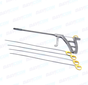เครื่องมือผ่าตัดคุณภาพพรีเมียม Davicon Scorpion Knee Suture Passer แบบใช้มือ 5 เข็ม ทำจากสแตนเลส ได้รับการรับรองมาตรฐาน CE - Product Image 4