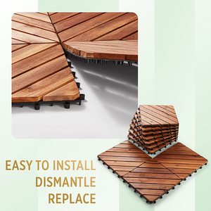 Losetas para Terraza de Madera de Acacia Vietnamita GV-012A, Impermeables, Antideslizantes, Diseño Contemporáneo, Acabado Mate, Más de 5 Años de Durabilidad - Product Image 6