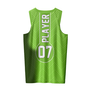 Custom Men's Basketball Jersey Shorts Set <b>Heat</b> Transfer Printed 100% Polyester Breathable Mesh Moisture Wicking Quick Dry O Neck - Product Image 3