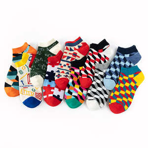OEM Low Cut Fashion Cartoon Crazy Happy <b>Novelty</b> Print Ankle Cotton Women <b>Men</b> <b>Socks</b> - Product Image 4