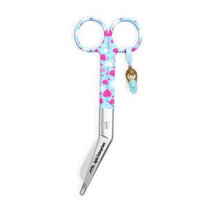 Tijeras de enfermería tipo pico de pato para uso médico, diseñadas para cortes rápidos y precisos en vendajes y apósitos. - Product Image 6