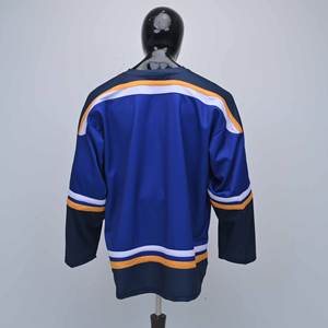 เสื้อฟุตบอล/ฮอกกี้น้ำแข็งทรงบ็อกซี่ คอวี ระบายอากาศได้ดี ไซส์พลัส แห้งเร็ว พิมพ์ลายโลโก้แบบเรโทรตามสั่ง ผลิตจากโพลีเอสเตอร์ 100% - Product Image 5