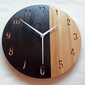 Premium Wooden <b>Clock</b> Affordable Stylish Home Decor <b>Clock</b> for Living Room Bedroom Office Natural Quality - Product Image 4