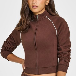 Ensemble d'échauffement personnalisé pour cheerleading, veste à fermeture éclair intégrale avec logo imprimé étoiles scintillantes, pantalon évasé, plusieurs couleurs, survêtement d'entraînement d'équipe - Product Image 4