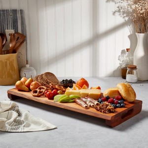 Industry Trending Wooden Chopping Block Rectangle Solid Wood Anti Slip Kitchen <b>Board</b> - Product Image 4