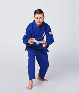 Ropa de Artes Marciales al por Mayor con Logotipo Personalizado, 100% Algodón, para Bebés y Niños Pequeños, Taekwondo, Karate, Judo, Jiu Jitsu Brasileño - Product Image 5