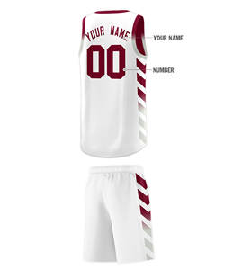 Uniformes de Baloncesto Personalizados para Hombre con Nombres de Equipos, Números, Camisetas Sublimadas para Jugadores y Conjunto de Pantalones Cortos a Juego - Product Image 2