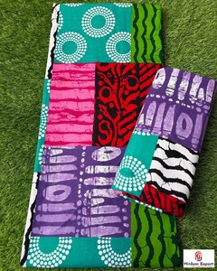 Ankara African Batik Cotton <b>Fabric</b> Premium Quality Waterproof <b>Medium</b> Weight Rib Custom Textile Manufacturer OEM ODM Fashion Bag - Product Image 4