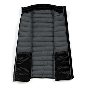 Dernier modèle Gilet d'hiver matelassé zippé pour femme, style streetwear, avec logo personnalisé, vêtement d'extérieur tendance, gilet équestre - Product Image 3