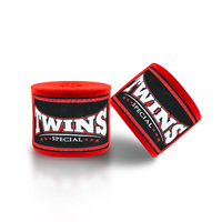 Bandages de boxe thaïlandaise MMA pour jumeaux, personnalisables avec logo, légers, respirants, en mélange de coton élastique, protection 5m