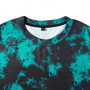 Camiseta de Manga Corta Extra Grande para Hombre, Impresión por Sublimación, Secado Rápido, Tejido de Poliéster, Cuello Redondo, Estilo Casual - Product Image 3