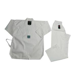 Uniforme de Taekwondo sur mesure de haute qualité, respirant et léger, avec un tissu en polyester/coton pour adultes, dernier design - Product Image 6