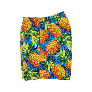 Shorts de bain décontractés pour hommes en toile imprimée forêt et oiseaux, séchage rapide, cordon de serrage, taille mi-haute, polyester, ODM - Product Image 2