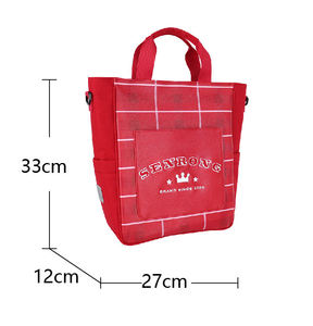 Mochila Infantil Unisex Impermeable de Tela Oxford Estilo Británico, Linda y Vibrante, con Diseño de Dibujos Animados, Color Rojo - Product Image 2
