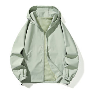 Winter Men's Plus Size <b>Fleece</b> <b>Jacket</b> Waterproof Eco-Friendly Quick Dry Breathable Solid Color Blank Streetwear Custom Logo - Product Image 5