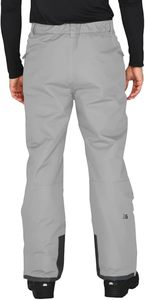 Pantalones de Esquí Impermeables Grises para Hombre con Refuerzo Inferior Negro, Cierre de Botones, Resistencia al Agua de 10,000 mm, Ropa para Exteriores - Product Image 6