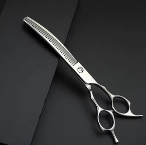 Professional <b>Dog</b> Grooming <b>Scissor</b> Pet Shear Curved Sharp Blade Thinning <b>Scissor</b> - Product Image 2