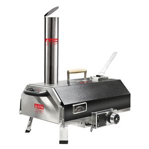 Portatile nero 12 \ "forno a legna da esterno forno a Pellet legno duro controsoffitto forno per cucina all'aperto cortile cucina all'aperto - Product Image 1