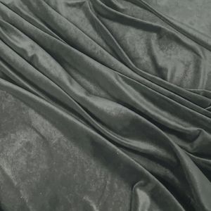 Smooth Cement Silver Velvet Cloth Solid Woven 100% Polyester Heavyweight Fabric Wrinkle Resistant Breathable Luxury Suit Girls - Product Image 3