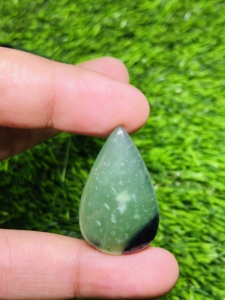 Serpentine verte naturelle cabochon, toutes formes mélangées, pierre précieuse vert olive, FAIJAN GEMS, évaluation tierce, prix de gros, bijoux - Product Image 2