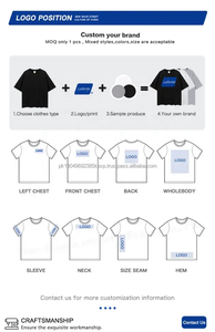 เสื้อยืดผู้ชายสำหรับทุกเพศเสื้อยืดโอเวอร์ไซส์ผ้าคอตตอนพิมพ์ลายปักออกแบบได้ตามต้องการ - Product Image 5