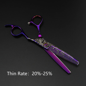 6.0 Inch Fashion Beauty <b>Barber</b> Hair Scissor First-grade Quality Hairdressing Scissors Straight Hot Sale Easy to Cut - Product Image 3