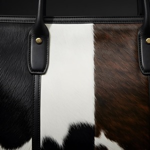 Bolso Tote de Cuero Vacuno Genuino de Alta Calidad, Estilo Occidental para Mujer, Cierre de Cremallera, Forro de Lona, Personalizable, a la Moda - Product Image 4