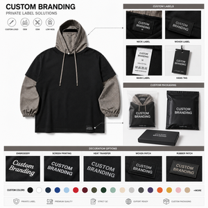2025/2026 Sweat à capuche imprimé personnalisé 100% coton biologique Style décontracté Premium Concevez votre propre sweat à capuche personnalisé - Product Image 6